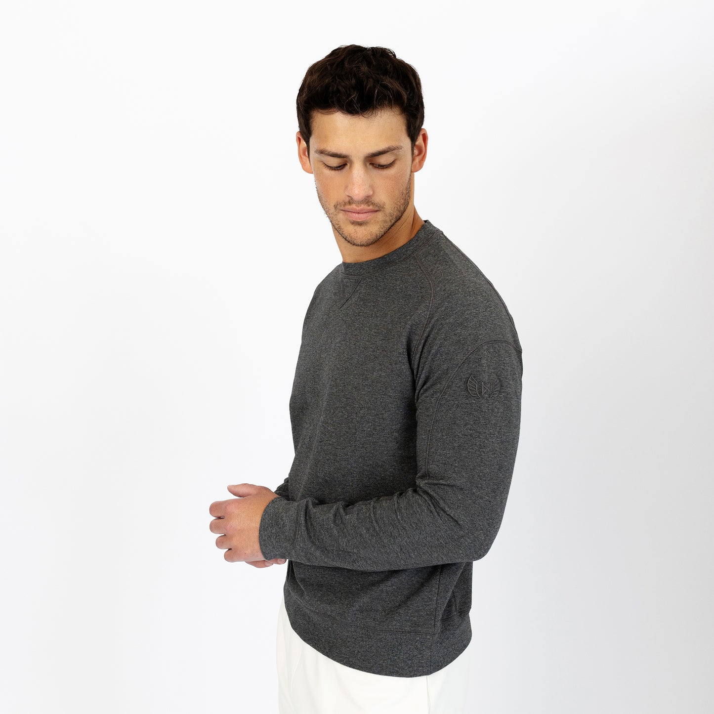 James Crew Neck Sweatshirt - Charcoal