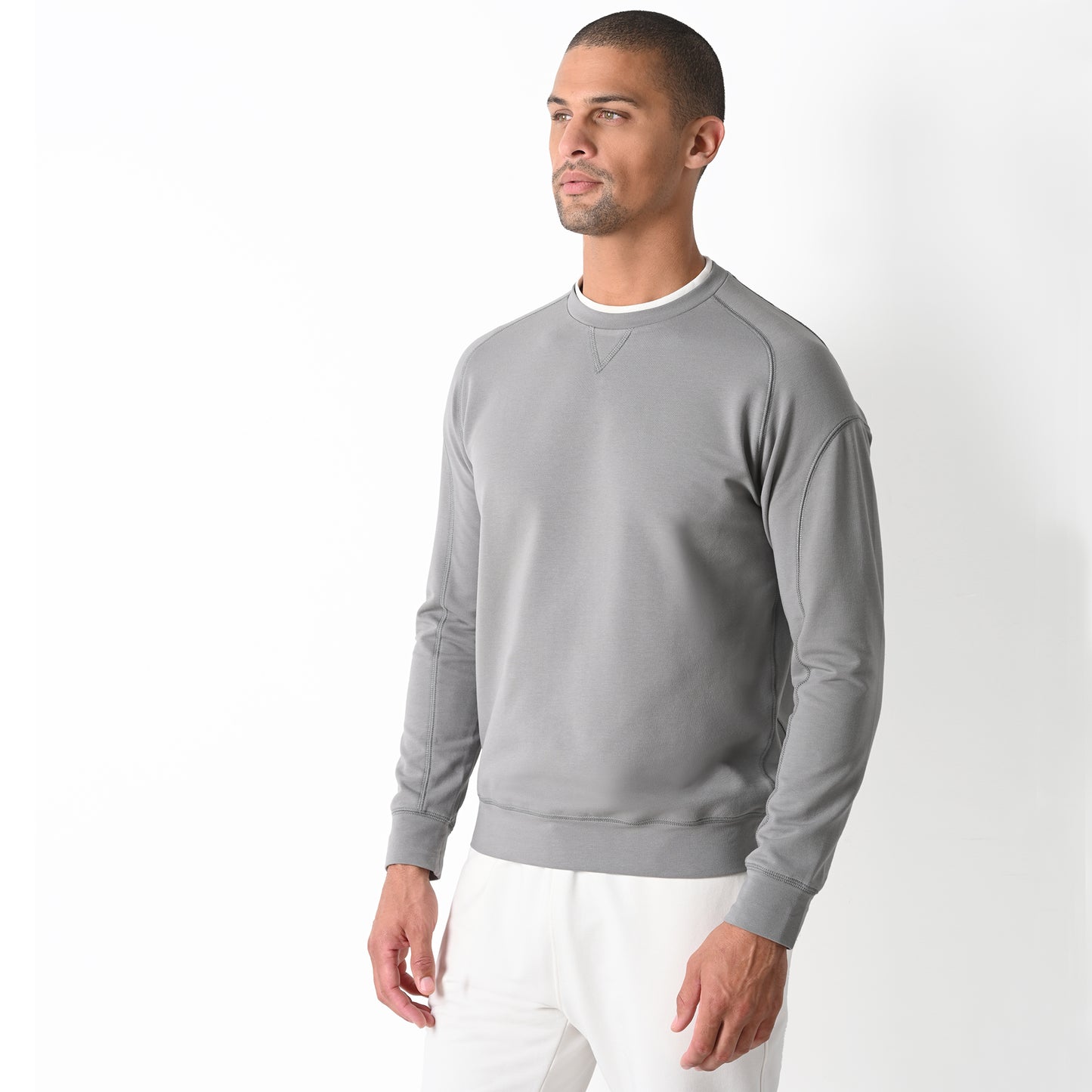 Charles Crew Neck Sweatshirt - Grey