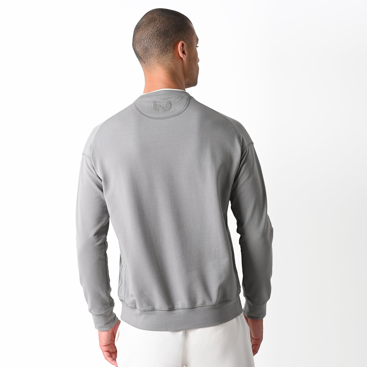 Charles Crew Neck Sweatshirt - Grey